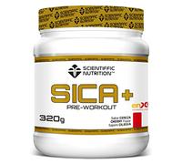 Scientiffic Nutrition - SICA+, Preworkout, Aumenta el Rendimiento y la Energía, Pre Entrenamiento, Contiene Citrulina de Malato - 320g, Sabor Cereza