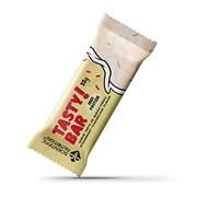 Scientiffic Nutrition - Tasty Bar, Barritas Proteina, Aportan 12,4g de proteína por barrita, lo que supone un 35% de proteínas - Sabor Tarta de Queso con Fresa, 35g