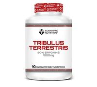 Scientiffic Nutrition - Tribulus Terrestris 1000mg 90% Saponinas, Aumenta la Producción de Testosterona, la Masa Muscular, la Fiuerza y Ayuda a la Recuperación - 90 Cápsulas.