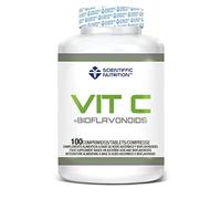 Scientiffic Nutrition - Vitamina C + Bioflavonoides, Vitamina C 1000mg de Origen Natural, Potente Antioxidante, Refuerza el Sistema Inmunológico - 100 Comprimidos