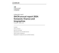 Scientific Advisory Committee on Nutrition Annual Report 2024