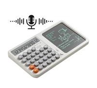 Scientific Calculator, Calculation Tool, 5.91x10.35 Inches, Large Display Eye Protecting with Writing Pad Drafting Board, Home Calculator for Students, Business, Adults and School Use
