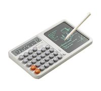 Scientific Calculator Notepad, Large Display Math Tool, 15x26.3cm/5.91x10.35 Inches Eye-Protecting Screen with Writing Pad for School Business Students Kids Adults Drafting ABS