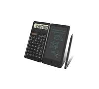 Scientific Calculators with Erasable Writing , Foldable 10 Digit Desk Calculator For