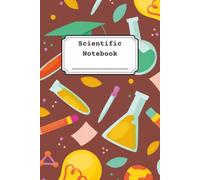 Scientific Graph Paper Notebook: Kids Science Cartoon Design Scientific Notebook | Graphpaper Lined Pages | 6 x 9 inches | 150 Pages | Kids, Teens, Adults | Math & Science