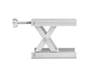 Scientific Lab - Plataforma de elevación de laboratorio de aleación de aluminio, soporte de nivel La-ser de 3.5 x 3.3 pulgadas, soporte de nivel La-ser