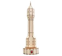 Scientific Model Kits For Kid - Wooden Satellite Model Making Set -9x5.8x18.2cm/3.54x2.28x7.17 Inches Educational Hand Craft Construction Toys Kits For Kids Child Girl Boy