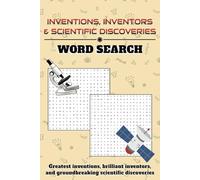 Scientific Word Search Puzzle Book: Word Searches with Easy-to-Read Print about Inventions, Inventors & Scientific Discovery! | 6x9 inches, 110 pages ... Gift for Vacations, Holidays and Free Times