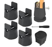 SciFiVisi 4 elevadores de muebles de 6 a 8 cm, altura ajustable para cama de 10 a 50 mm