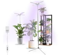 SciFiVisi Lámpara para plantas de pie, 240 ledes, luz para plantas con temporizador, 3 modos de iluminación, altura regulable 40-170 cm
