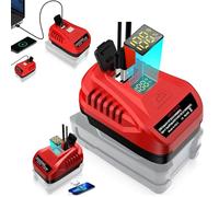 SciFiVisi PD 100 W para Einhell 18 V USB batería cargador PD3.0 tipo C cargador teléfono móvil fuente de alimentación adaptador teléfono adaptador para PXBP-300 PXBP-600 PX-BAT52