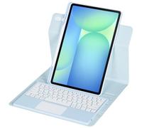 SCIMIN] Funda giratoria de 360 grados con teclado Bluetooth para iPad Pro de 12.9 pulgadas (3ª generación/4ª generación/5ª generación/6ª generación) - Teclado desmontable y soporte giratorio