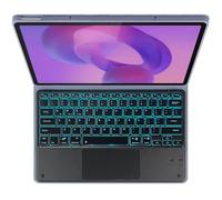 SCIMIN Funda Inteligente para Teclado Bluetooth inalámbrico para Xiaomi Pad 7 | Xiaomi Pad 7 Pro | Xiaomi Poco Pad X1 (11.2 Pulgadas), Teclado retroiluminado | Ratón táctil