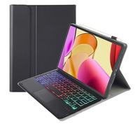 SCIMIN Funda para teclado para tablet Amazon Fire Max 11 (11 pulgadas), teclado inalámbrico Bluetooth, teclado retroiluminado, mouse táctil