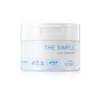 SCINIC The Simple CICA Toner Pad 60ea | Vegan Face Toner Pad para pieles sensibles e irritadas | Fresh Moisturizing & Calming Effect con Madecassoside, Centella Asiatica Extract | Korean Skincare