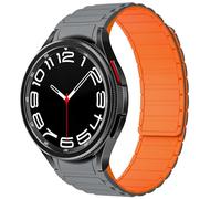 SCINYMC Correa sin huecos de 20 mm compatible con Samsung Galaxy Watch 7 Band FE 6 5 4 40 mm 44 mm, Watch 6 Classic Band/Watch 5 Pro/Watch 4 Classic, correa magnética de silicona para mujeres y