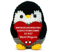 Scinzene Regalos de aniversario de boda para hombres y mujeres, regalo para novia, novio, bolsillo hug pingüino