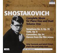 Sciostakovic Dmitri - Intégrale /Vol.1 : Musique Pour Deux Pianos Et Pour Piano A Quatre Mains