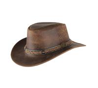 Scippis - Lederen hoed Williams - Marrón, XL/61-62cm