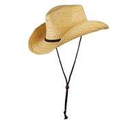 Scippis Strohhut 'Cattleman' Gorro/Sombrero, Naturaleza, L Unisex Adulto