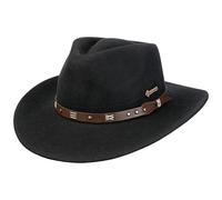 Scippis Unisex Adulto Emerald Sombrero de Vaquero Not Applicable, Negro, L (58/59)