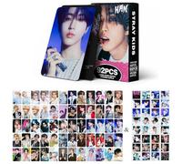 SCISSH SKZ - 92 tarjetas fotográficas personales, 60 tarjetas fotográficas personales + 32 calcomanías «STAY», tarjetas de fotos personales de Hyunjin Bangchan, tarjetas fotográficas personales de