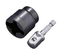 Scissor Jack Adapter - Trailer Jack Drill Adapter | Rust-Resistant Jacks Wrench Tool | Effortless Converter Tool | Change Attachment Accessories For Auto Repair Tire Truck Workshop Garage