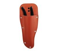 Scissor Pouch Bag, Garden Pruner Belt Holder, 7x3 Inches Tool Sheath with Lock Button, Protective PU Leather Case, Pruning Holder with Classic Style, Utility Pouch for Gardeners Florists