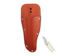 Scissor Pouch Bag - Gardening Scissors Case Protective Leather Case | PU Leather Pruner Sheath Scissors Tool Holsters With Lock Button | For Outdoor Garden Pruning Shears Pliers Storage Waist Bag