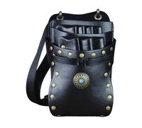 Scissor Pouch Holster - Barber Waist Belt Storage Holster, Hairdressing Shears Holder, Large Capacity Hairstylist Tool Organizer For Scissors, Combs, Clips, Salon Professional Supplies, Adjustable Bel