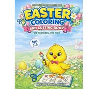 Scissor Skills Preschool Activity Book: Easter Coloring and Cutting Book for Toddlers and Kids | Preschool Learning Activities for 3-5 Year