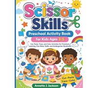 Scissor Skills Preschool Activity Book for Kids Ages 3-5