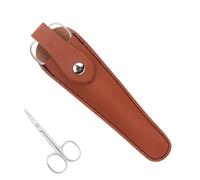 Scissors Bag For Hair Stylist,15x4.3cm Salon-Grade Hair Scissor Bag Holster | Outstanding Craftsmanship PU Leather, Professional Cover Protector, Shears Hairdressing Scissors Case For Home, Barber