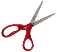 Scissors, Household/Office, 7" Straight Cut, Red, Sold as 1 Each