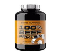 Scitec Nutrition 100% Beef Protein, Bebida proteica en polvo aromatizada, Sin lactosa, Sin azúcar, Sin gluten, 1,8 kg, Chocolate con almendras
