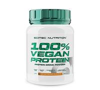 Scitec Nutrition 100% Vegan Protein - Proteína en polvo de guisante y arroz | Mezcla vegetal enriquecida con vitamina B12 para disminuir el cansancio y la fatiga - Sin conservantes - 1 kg, Avellana-Nuez