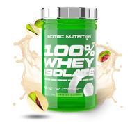 Scitec Nutrition 100% Whey Isolate - Proteína de suero con aminoácidos | Aislado e hidrolizado de suero - L-Glutamina y L-Arginina - Fórmula sin azúcar ni gluten - 700 g, Pistacho