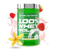 Scitec Nutrition 100% Whey Isolate - Proteína de suero con aminoácidos | Aislado e hidrolizado de suero - L-Glutamina y L-Arginina - Fórmula sin azúcar ni gluten - 700 g, Vainilla-Frutas del bosque
