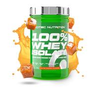 Scitec Nutrition 100% Whey Isolate - Proteína de suero con aminoácidos | Aislado e hidrolizado de suero - L-Glutamina y L-Arginina - Fórmula sin azúcar ni gluten - 700 g, Caramelo salado
