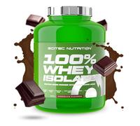 Scitec Nutrition 100% Whey Isolate - Puro Poder Proteico con BCAAs - Glutamina y Arginina - Fórmula sin Azúcar ni Gluten, 2 kg, Chocolate
