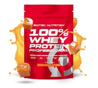 Scitec Nutrition 100% Whey Protein Professional - Concentrado y aislado | Proteína de suero con enzimas digestivas - aminoácidos añadidos - para la masa muscular - 500 g, Caramelo salado