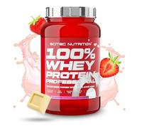 Scitec Nutrition 100% Whey Protein Professional - Mejorada con Aminoácidos Extra y Enzimas Digestivas - Sin gluten - Sin aceite de palma, 920 g, Fresa - Chocolate blanco