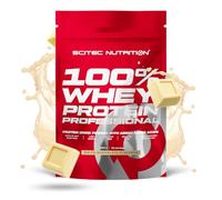 Scitec Nutrition 100% Whey Protein Professional - Mejorada con Aminoácidos Extra y Enzimas Digestivas - Sin gluten - Sin aceite de palma, 1000 g, Chocolate blanco