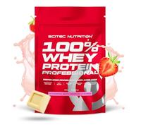 Scitec Nutrition 100% Whey Protein Professional - Mejorada con Aminoácidos Extra y Enzimas Digestivas - Sin gluten - Sin aceite de palma, 500 g, Fresa - Chocolate blanco