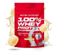 Scitec Nutrition 100% Whey Protein Professional - Mejorada con Aminoácidos Extra y Enzimas Digestivas - Sin gluten - Sin aceite de palma, 500 g, Plátano