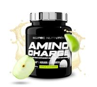 Scitec Nutrition Amino Charge - con 6g BCAAs - 100mg Cafeína - Sin Azúcar, Sin Gluten - Aumenta el Rendimiento y la Recuperación, 570 g, Manzana