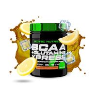 Scitec Nutrition BCAA + Glutamine Xpress - Mezcla de Aminoácidos Esenciales - con 5g 2:1:1 BCAAs - 5g Glutamina - Enriquecido con Taurina, 300 g, Long island ice tea
