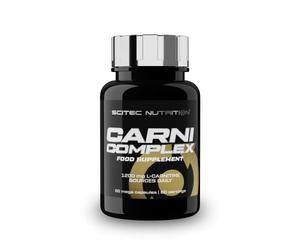 Scitec Nutrition Carni Complex, 1200 mg mega cápsulas de L-Carnitina & Acetil L-Carnitina, 60 cáps.