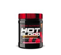 Scitec Nutrition Hot Blood Hardcore, Bebida en polvo de pre-entreno con aminoácidos y creatina, 375 g, Pink Lemonade