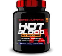Scitec Nutrition Hot Blood Hardcore, Bebida en polvo de pre-entreno con aminoácidos y creatina, 700 g, Guaraná